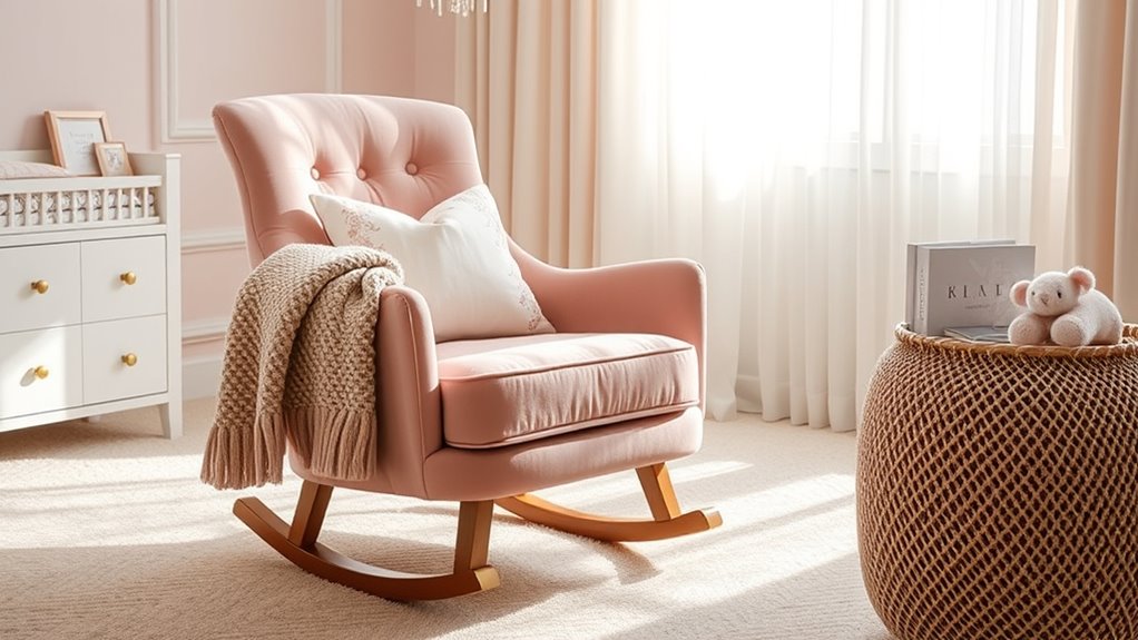 luxury nursery rocking chairs