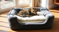 luxury orthopedic cat beds