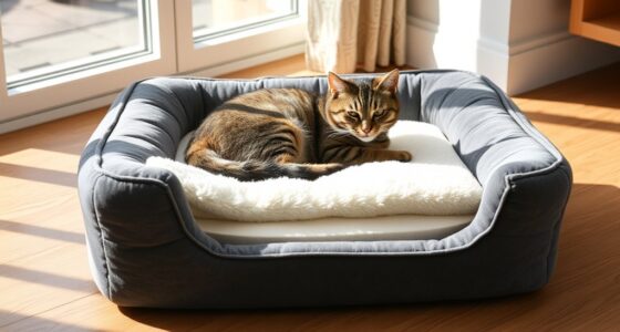 luxury orthopedic cat beds
