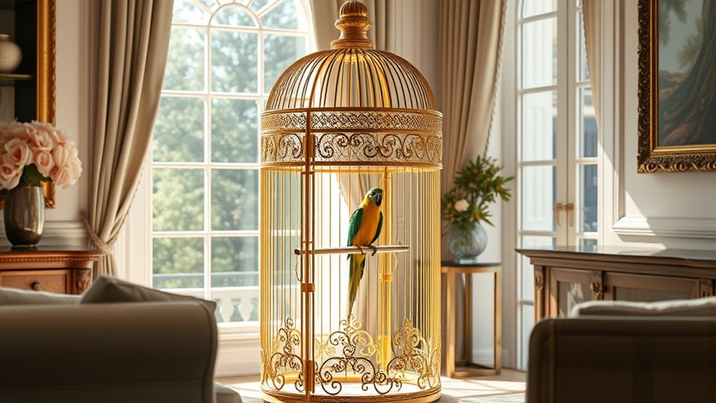 luxury stylish bird cages
