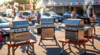 luxury tailgate grilling gear