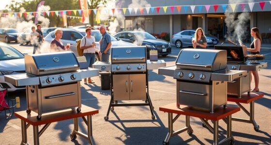 luxury tailgate grilling gear