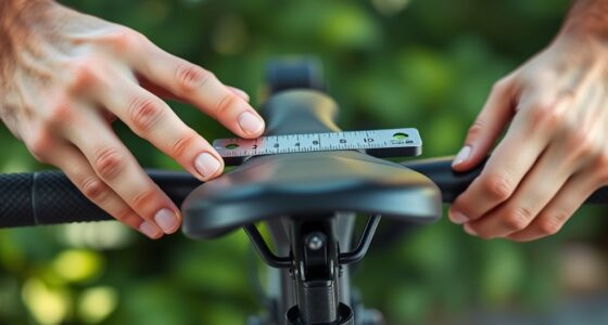 measure and adjust saddle height