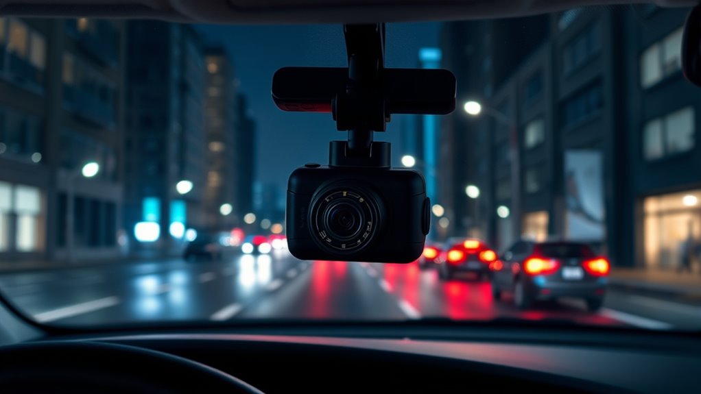 night vision dash camera features