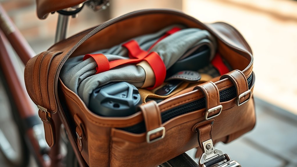 optimize saddle bag organization