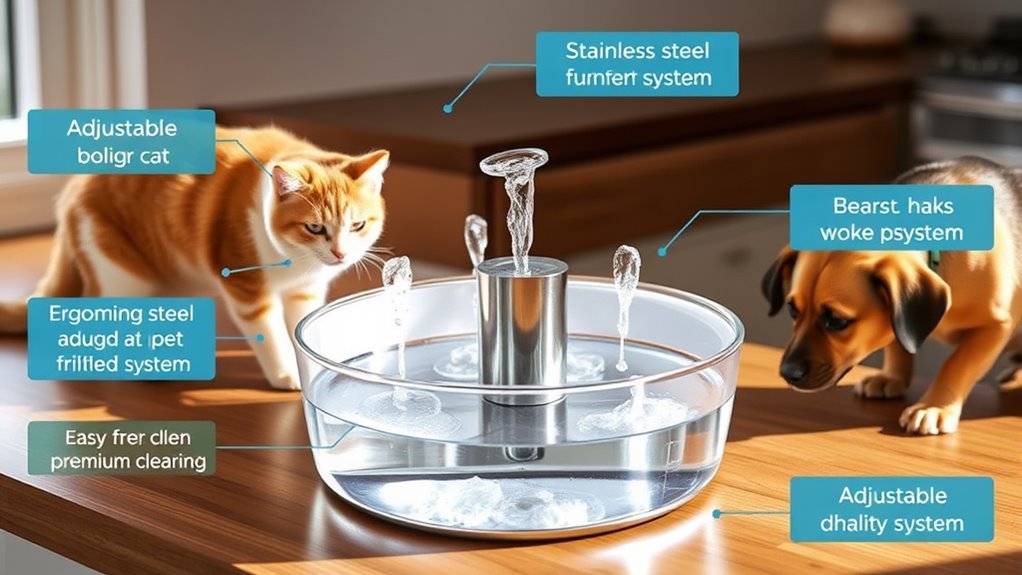 pet fountain selection criteria