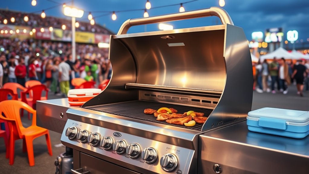 portable powerful durable grill