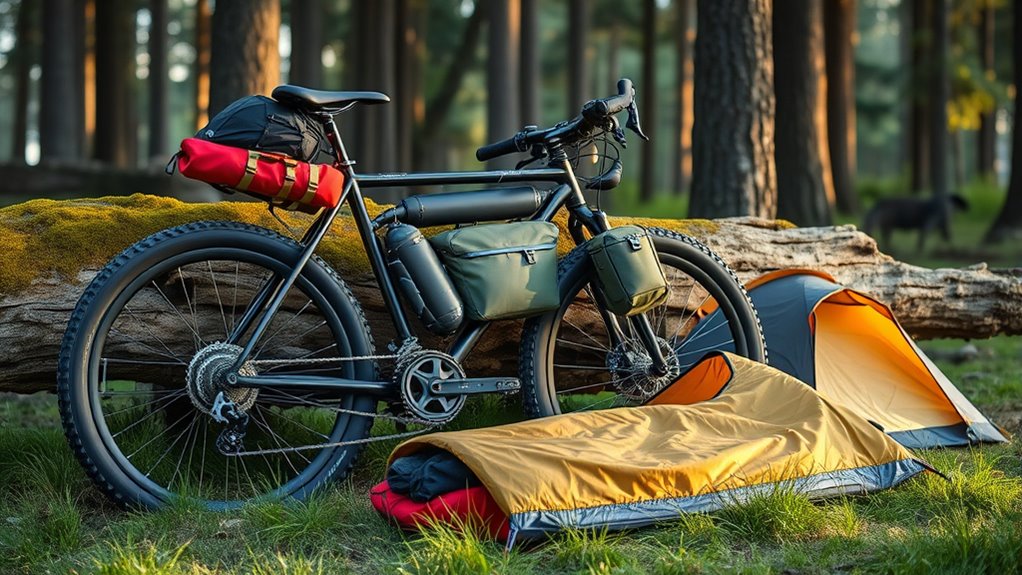 prepare for overnight biking