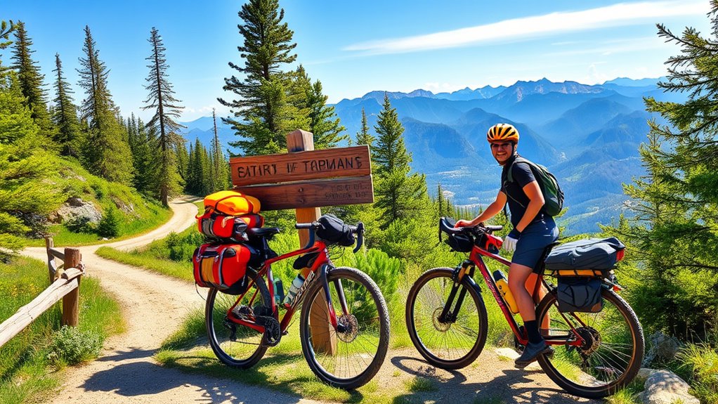 prepared gear planned route