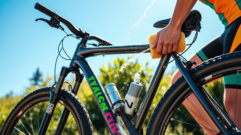 proper bicycle cleaning technique