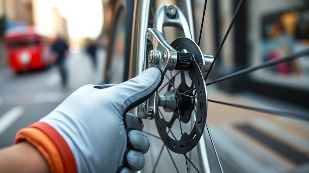 replace worn rim brake pads