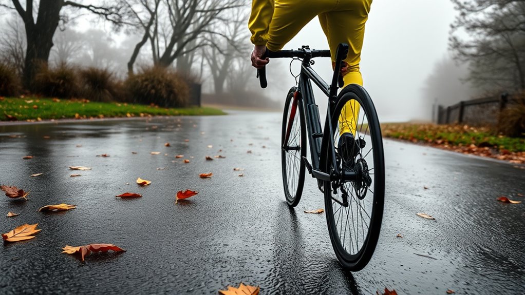 ride safely in rain