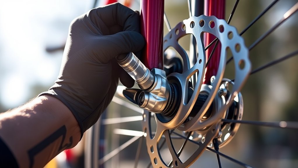 safe hydraulic brake bleeding