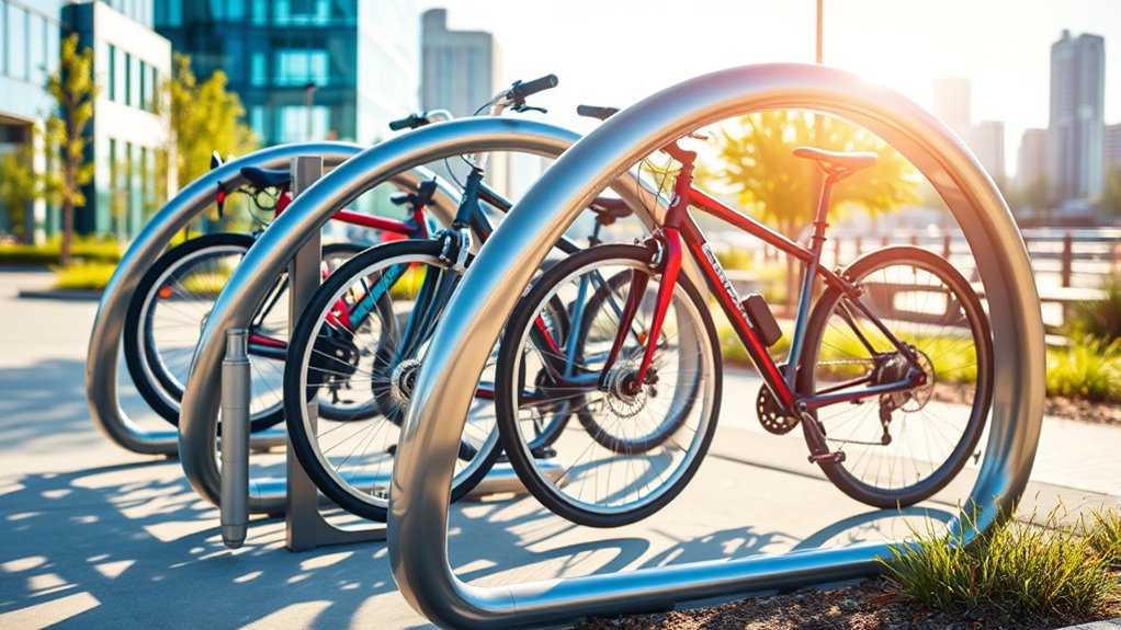 secure accessible bike parking