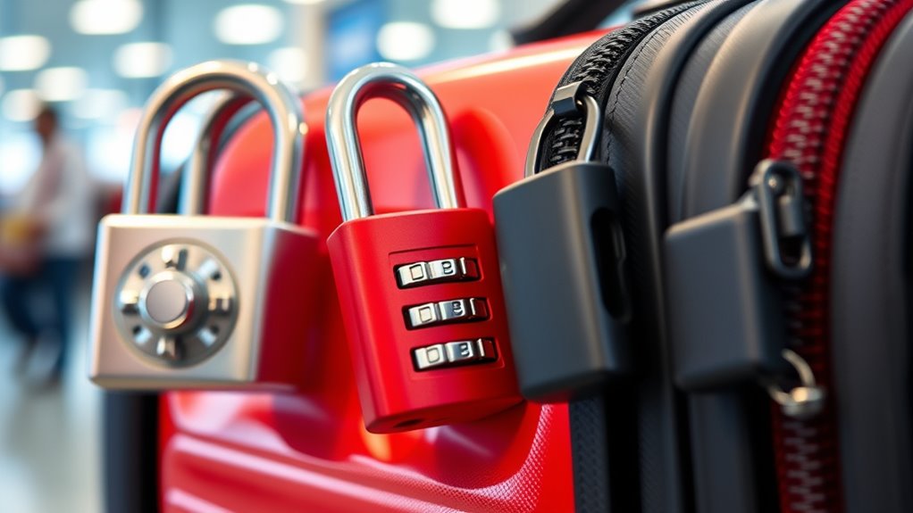 secure travel luggage locks