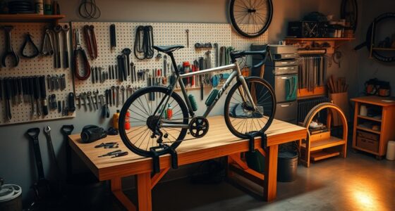 set up bike repair station