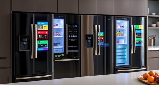 smart touchscreen refrigerator options