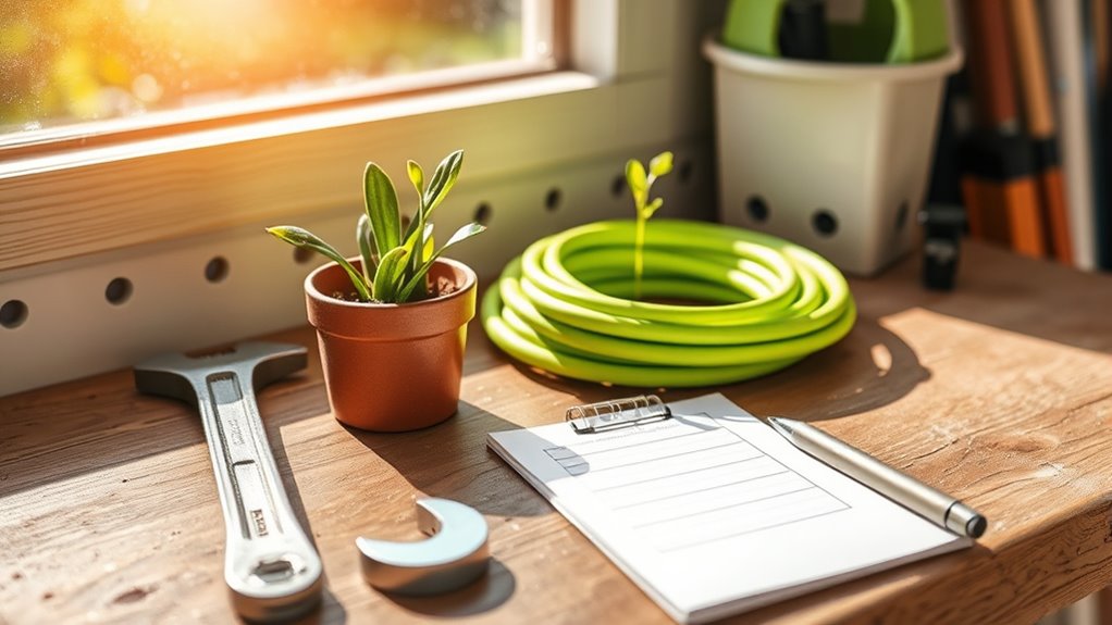 spring home and garden prep