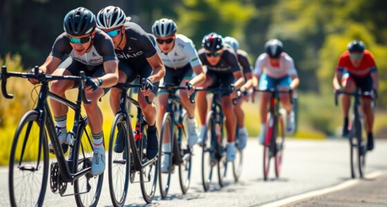 strategic cycling paceline formation