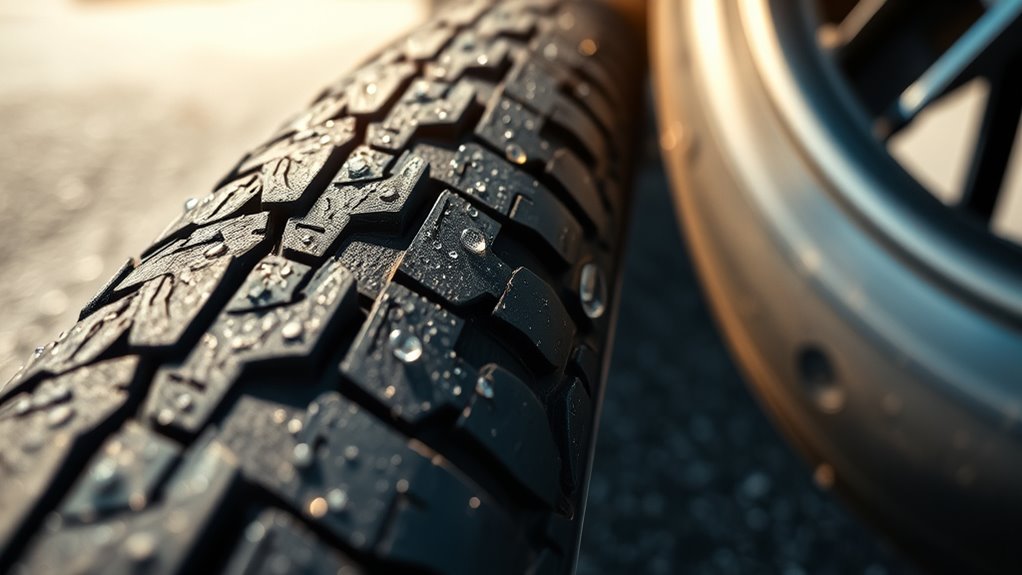 tire deformation and grip