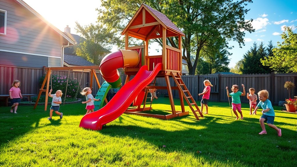 top backyard outdoor playsets