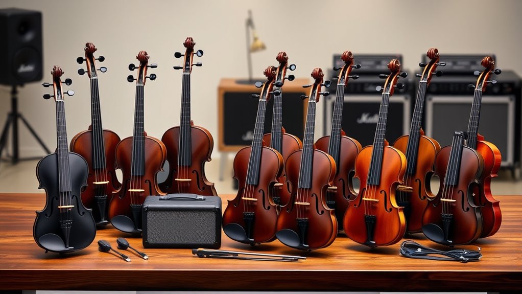 top electric violin starter kits