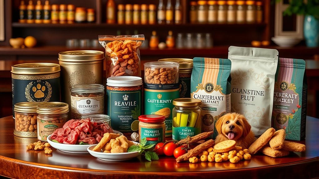 top gourmet pet food brands