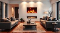 top ventless electric fireplaces