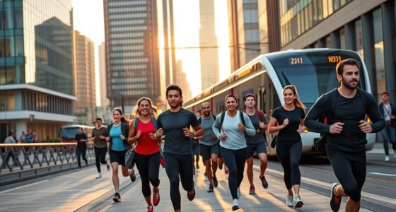 turn commute into exercise