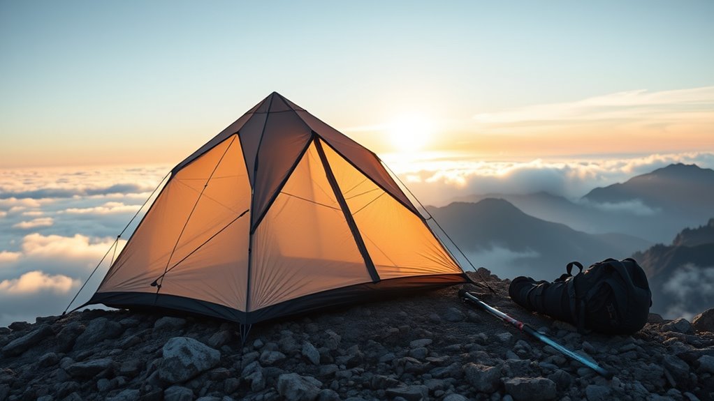 ultralight tent selection criteria