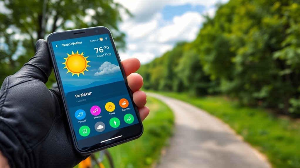 weather aware cycling preparation