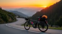 weekend bikepacking road trip