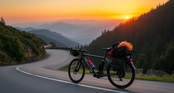 weekend bikepacking road trip