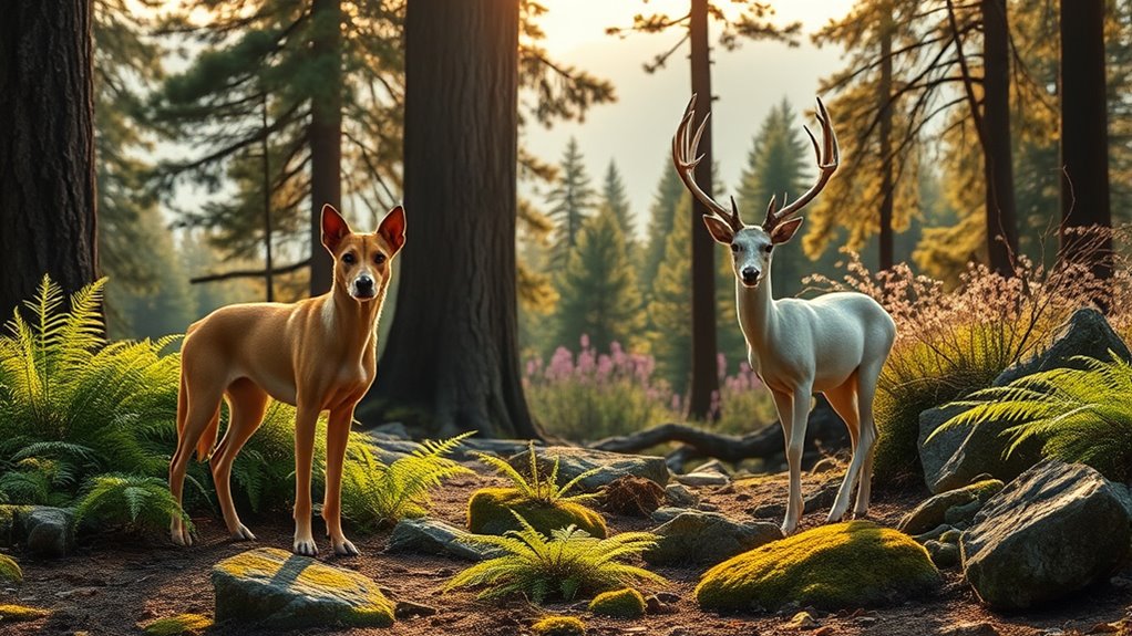 wildlife interactions with dogs