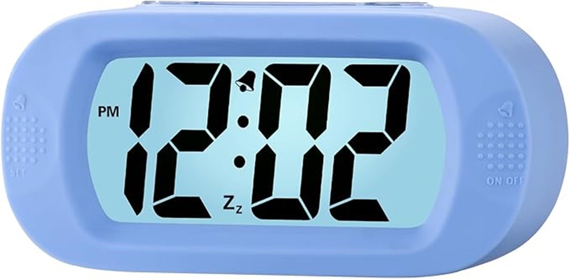 kids alarm clock lcd