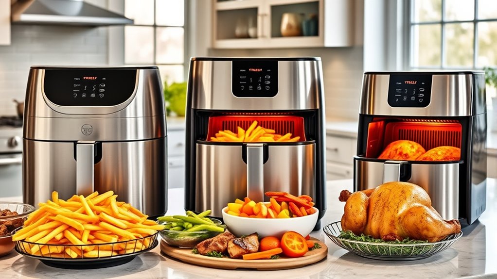 large family air fryer options