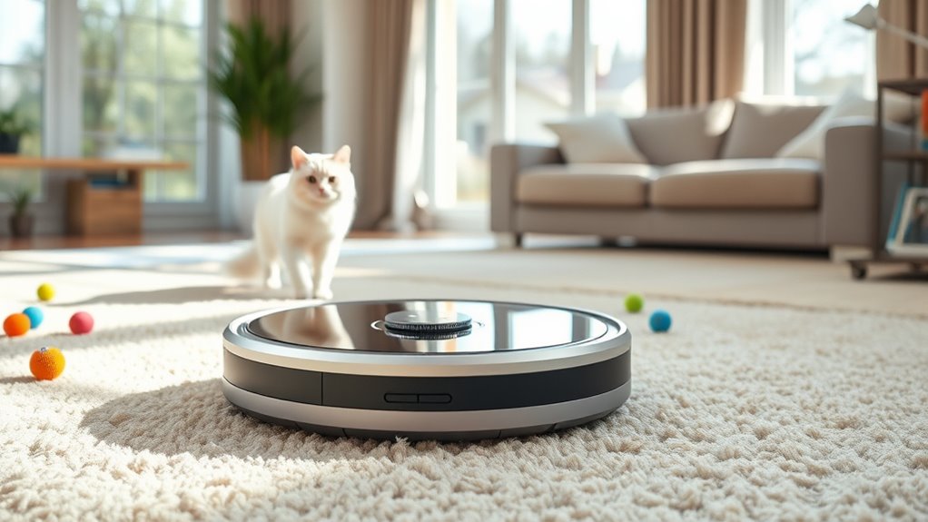 pet hair cleaning features