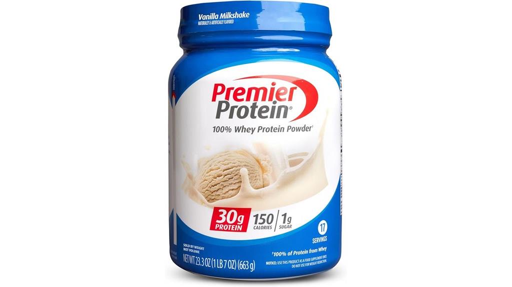 premier vanilla protein powder