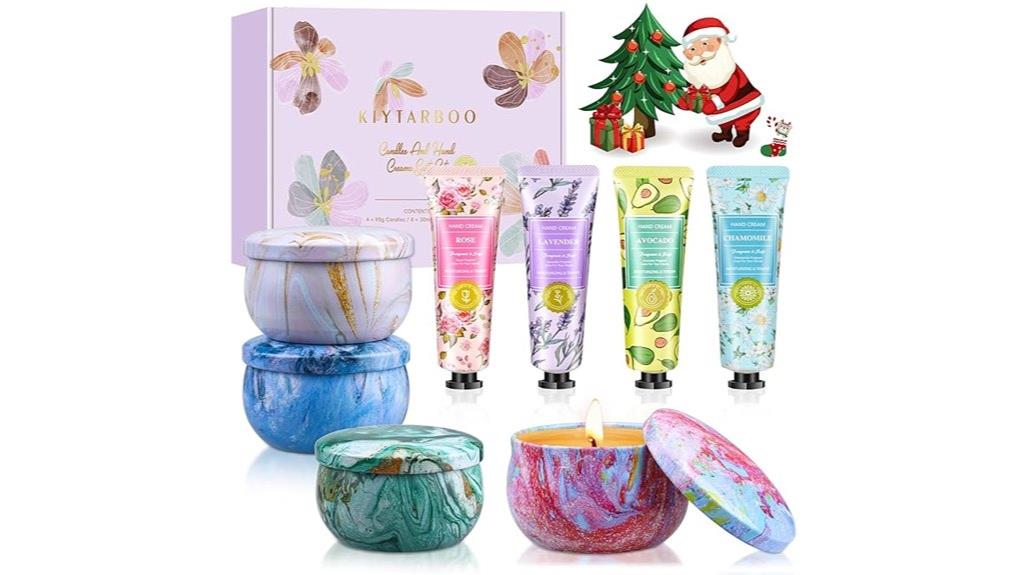 spa candle hand set