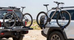 bike rack mounting styles