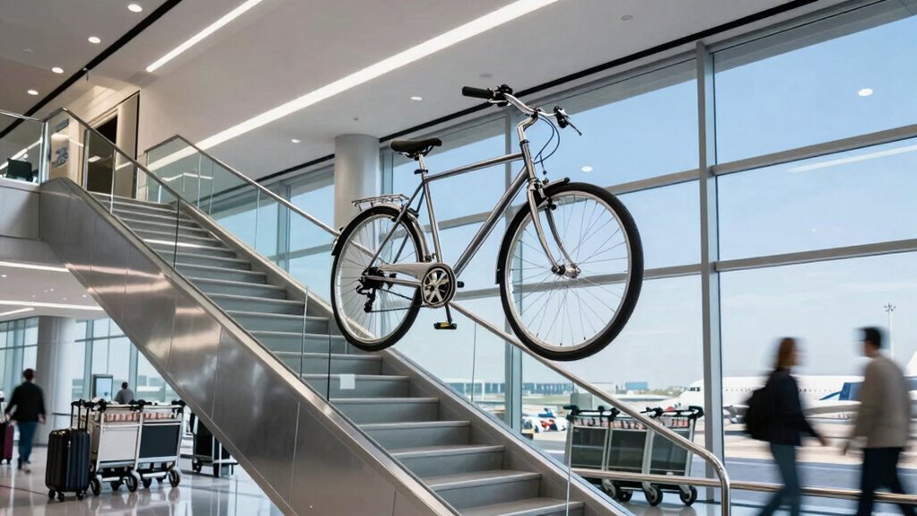 bike travel airport procedures