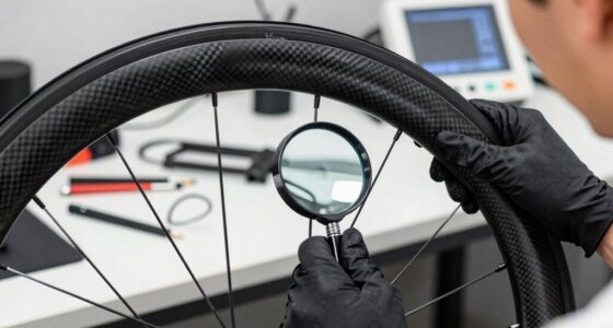 carbon wheel inspection routine