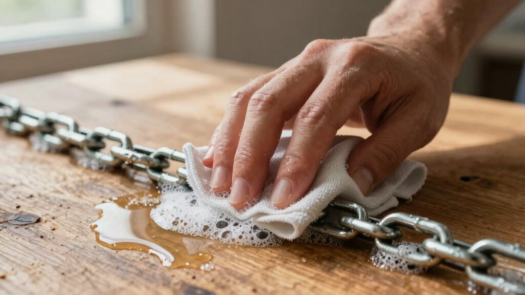 clean rinse wipe dry