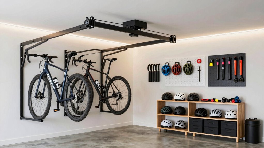 optimize garage bike storage