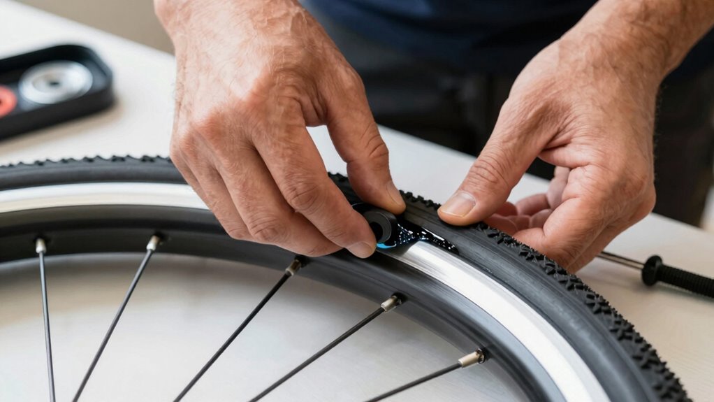 proper rim cleaning sealant application