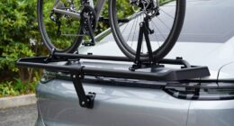 protective hitch bike rack installation