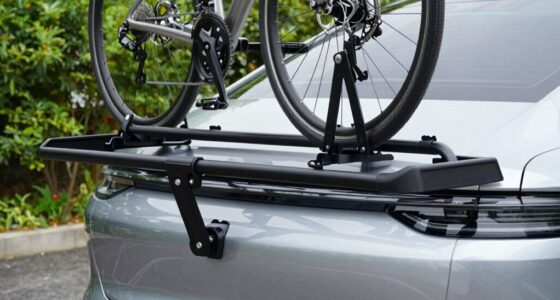 protective hitch bike rack installation
