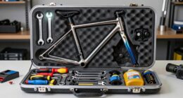 securely pack bike tools