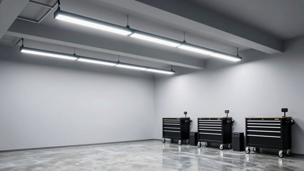 garage lighting selection factors