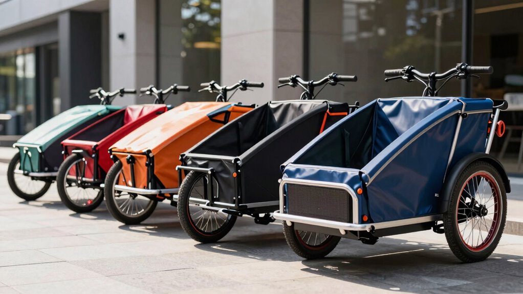 top cargo bike trailers
